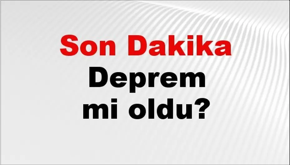 İstanbul Deprem